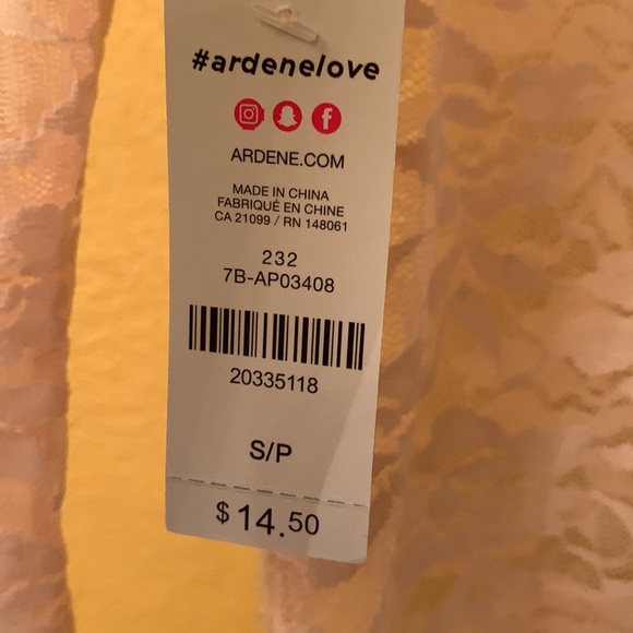 Pink Lace Long Sleeve Shirt, Size Small, NWT - Picture 3 of 10